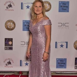 R & M Richards lavender dress